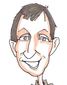 The author, drawn Nov 2005, by Jim Naylor.